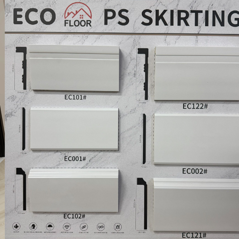 Groove Design Polystyrene Baseboard for Home